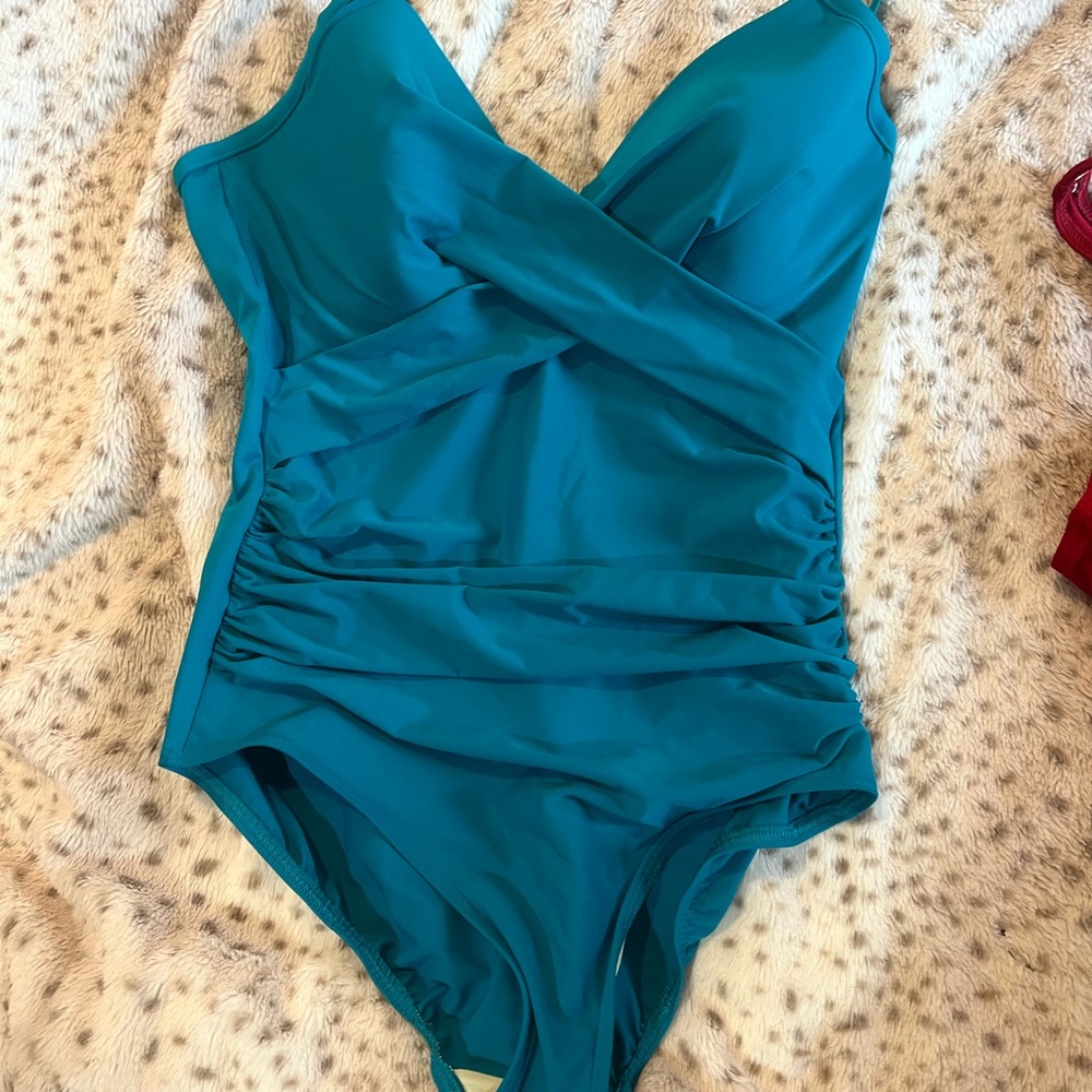 Miraclesuit Vibrant Teal Swimsuit